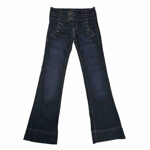Rewind Flare Bottom Dark Wash Blue Jeans Size 3